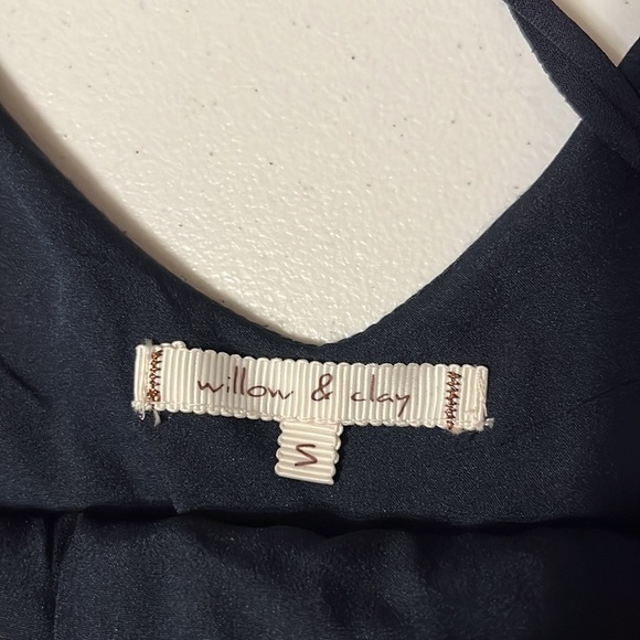 Willow & Clay black mini party dress. Sz small - Picture 7 of 7